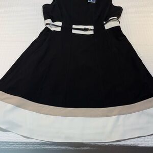 Calvin Klein Black and White Formal Dress New with Tags